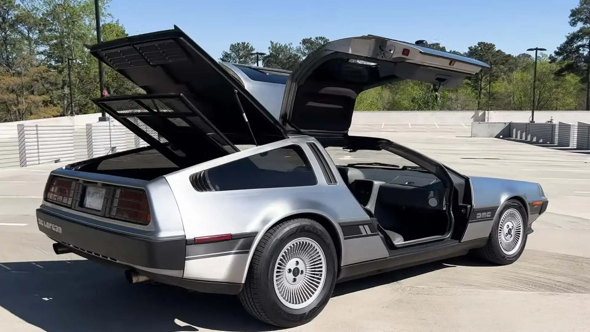 The delorean s most significant issue is resolved by the installation of a high performance honda engine 2