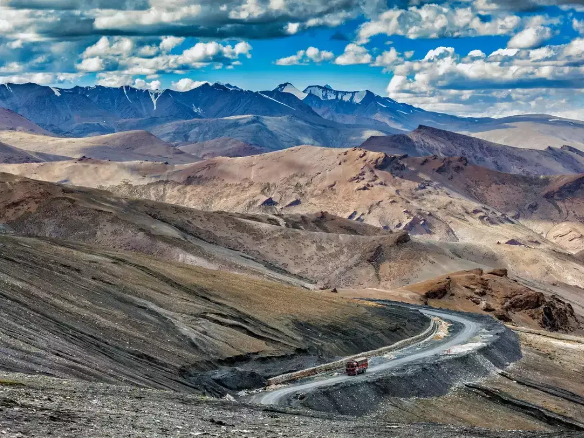 The leh manali highway india