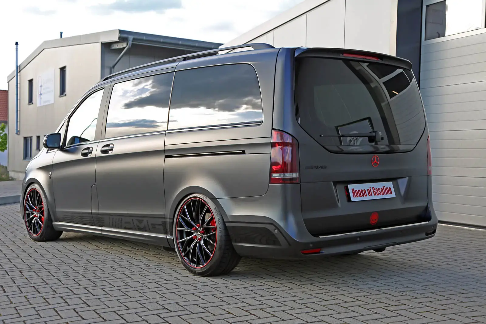 The mercedes benz v 300 d enhanced with barracuda project 3 0 wheels 3
