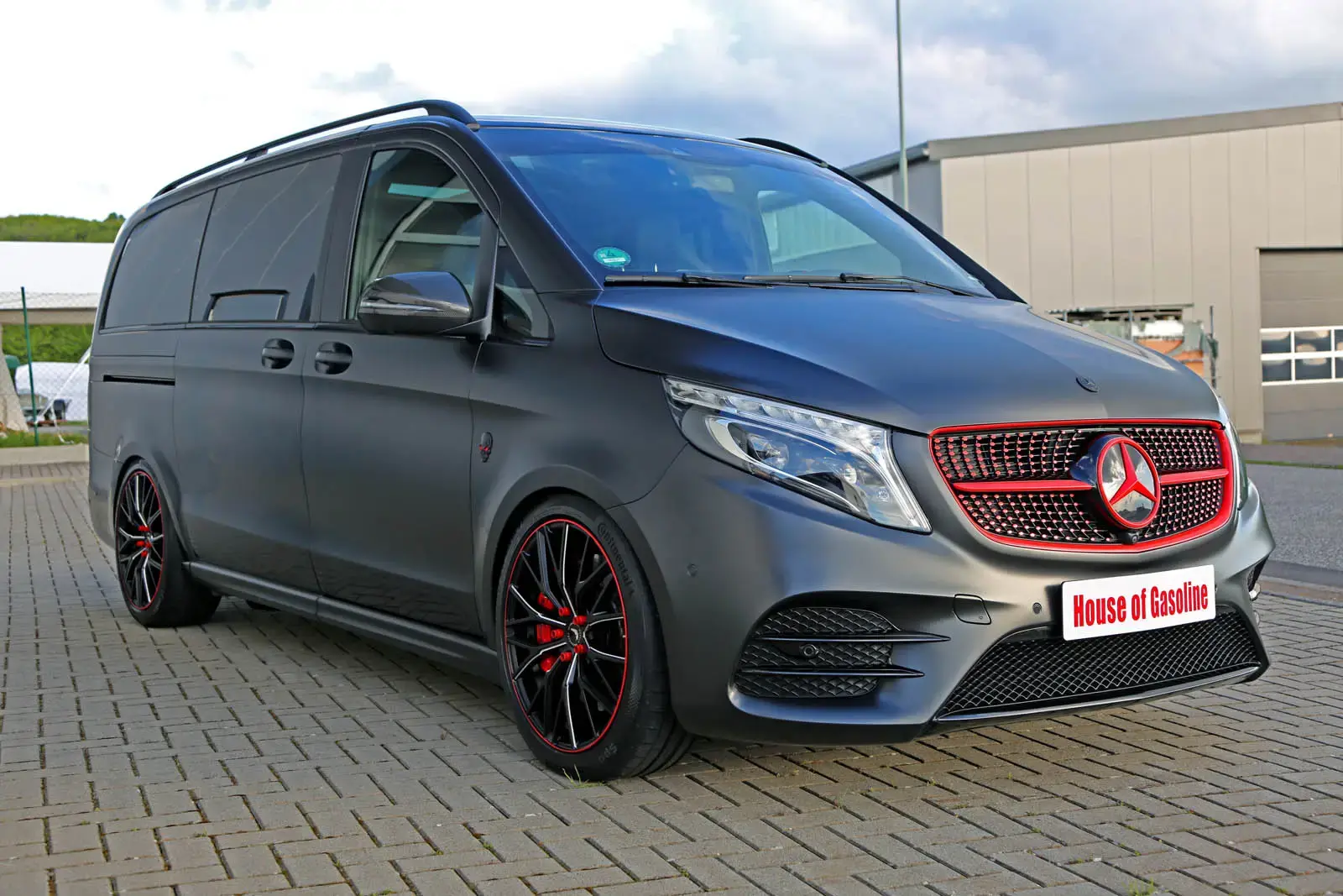 The mercedes benz v 300 d enhanced with barracuda project 3 0 wheels
