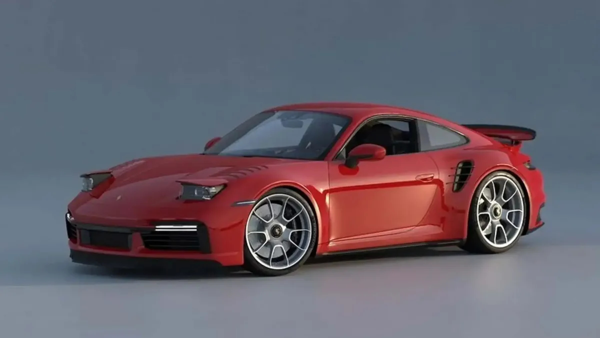 The Porsche 911's pop-up headlights enhance its appearance even further