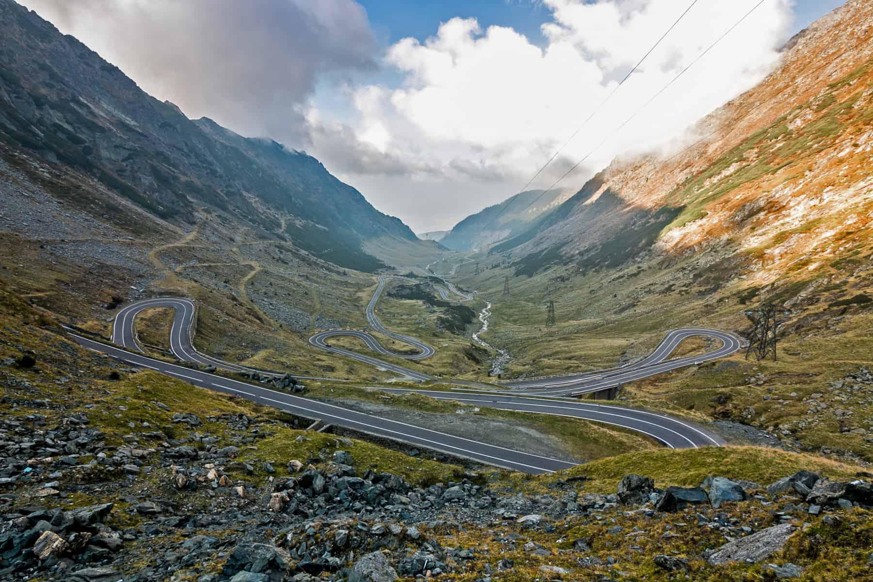 The transf g r an highway romania