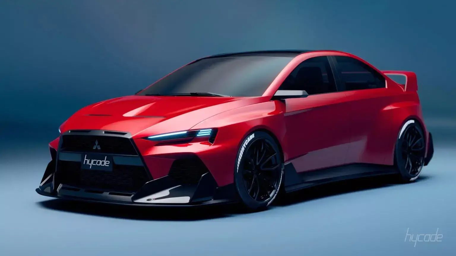 This mitsubishi lancer evo render by designer hycade 5 1