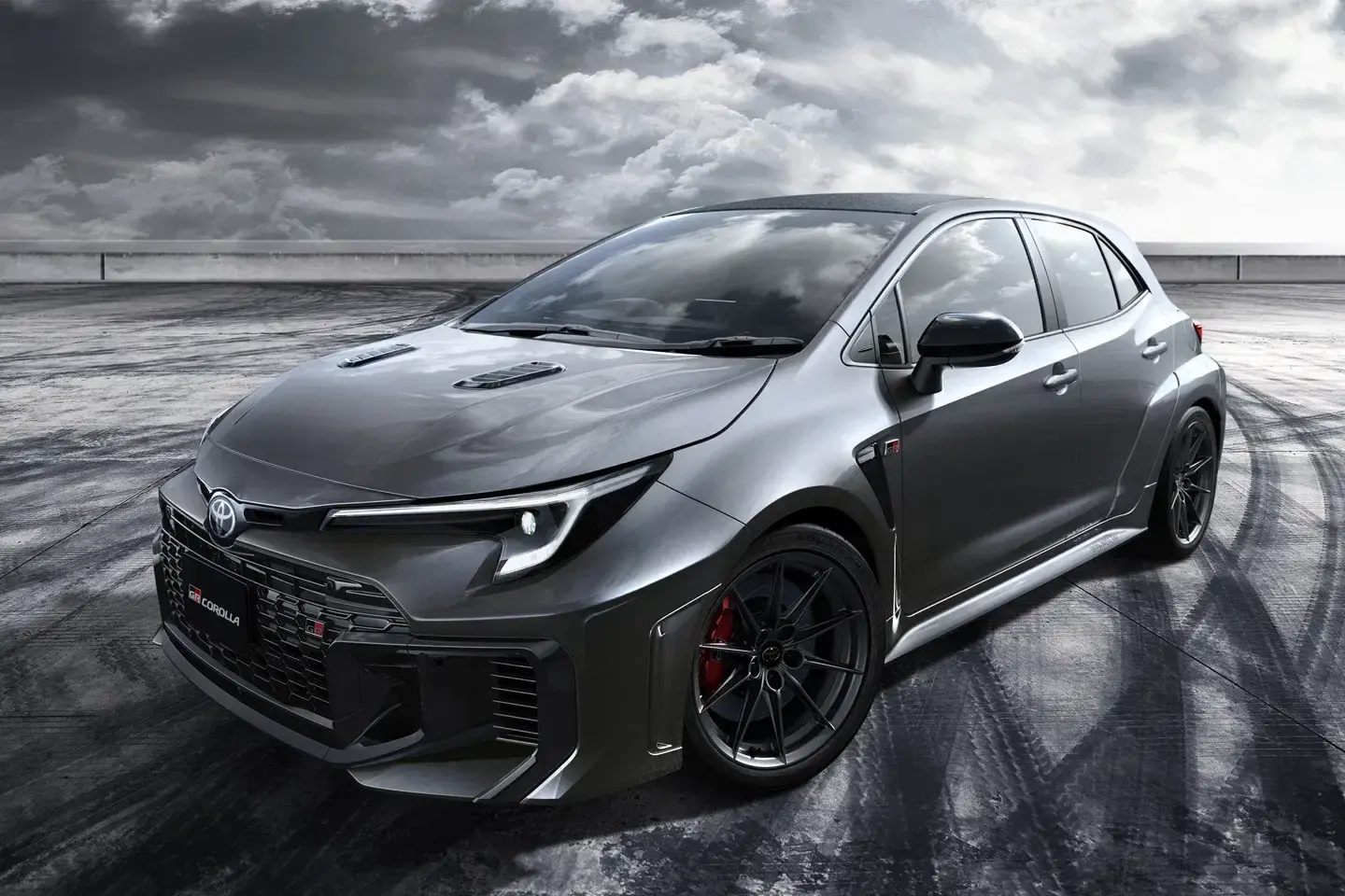 2025 Toyota GR Corolla exterior design showing updated aerodynamic features and performance styling