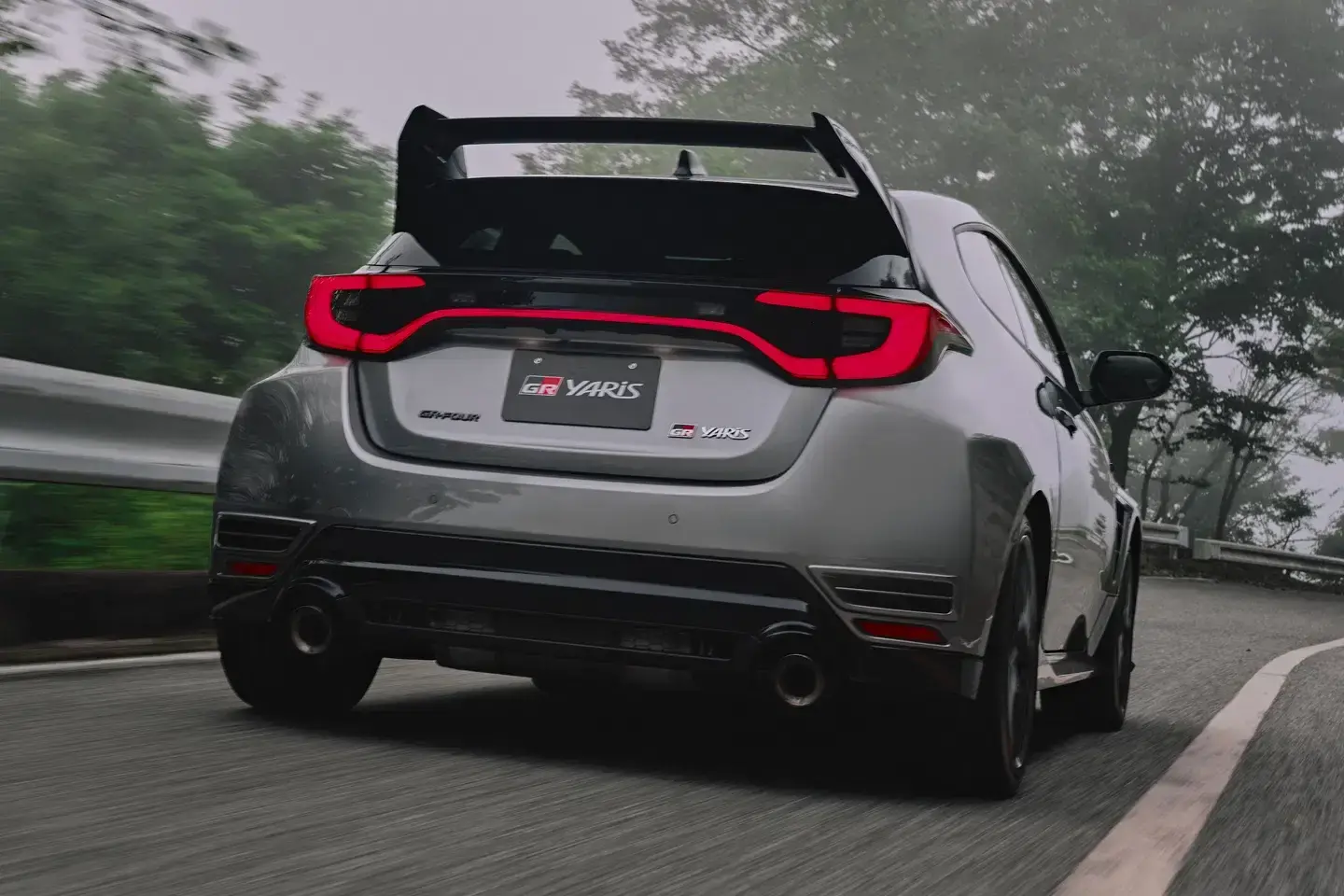 Toyota GR Yaris Aero Package rear wing and aerodynamic components