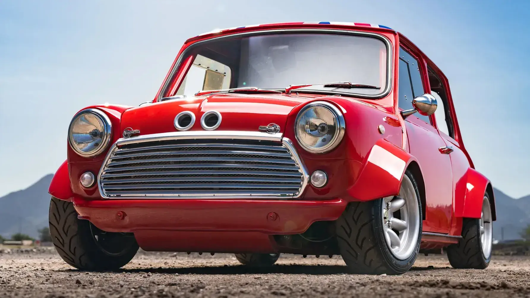 Twin engined rover mini auction 1