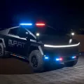 Up fit begins converting tesla cybertrucks for police use