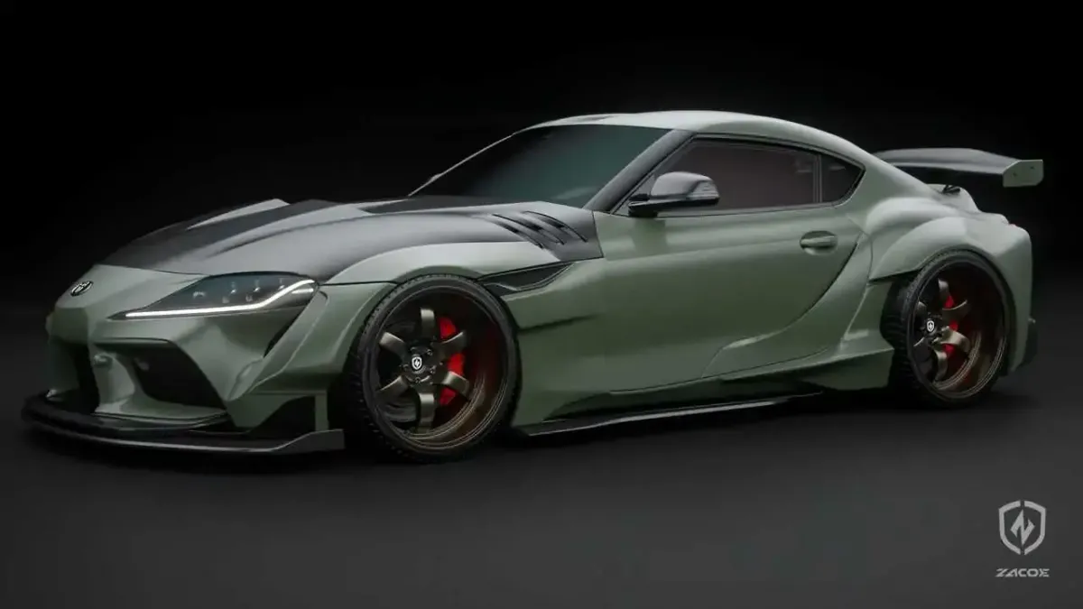 The Toyota Supra has received a widebody package from a tuner | Modified Rides